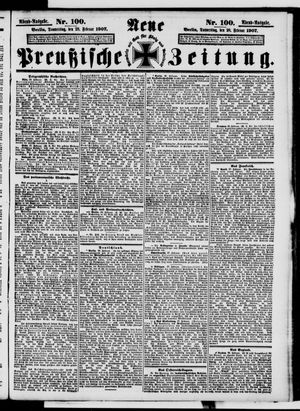 Neue preußische Zeitung vom 28.02.1907