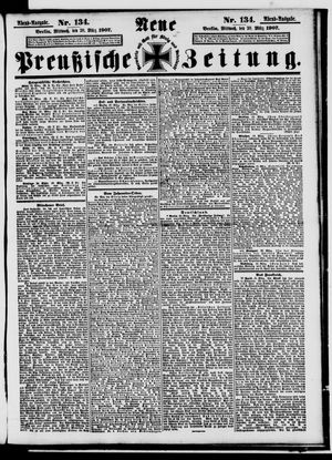 Neue preußische Zeitung vom 20.03.1907