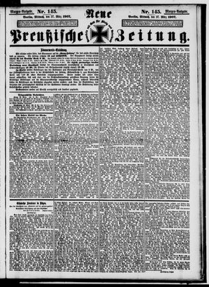 Neue preußische Zeitung vom 27.03.1907