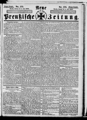 Neue preußische Zeitung vom 14.04.1907