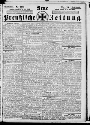 Neue preußische Zeitung vom 16.04.1907