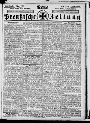 Neue preußische Zeitung vom 17.04.1907