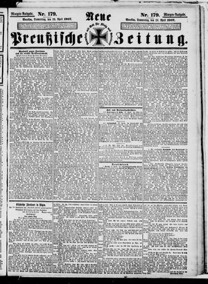 Neue preußische Zeitung vom 18.04.1907