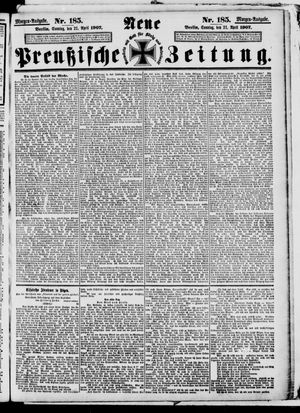 Neue preußische Zeitung vom 21.04.1907