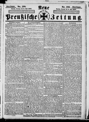 Neue preußische Zeitung vom 23.04.1907