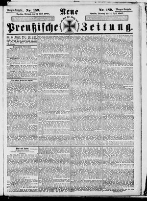Neue preußische Zeitung vom 24.04.1907