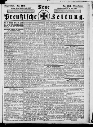 Neue preußische Zeitung vom 26.04.1907