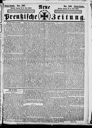 Neue preußische Zeitung vom 28.04.1907