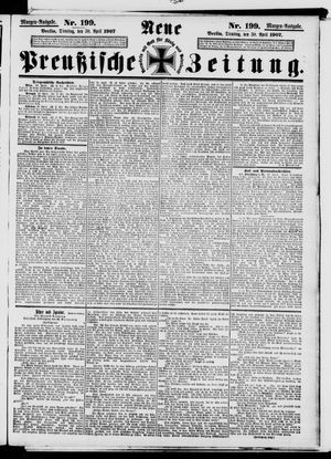 Neue preußische Zeitung vom 30.04.1907