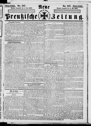 Neue preußische Zeitung vom 11.05.1907