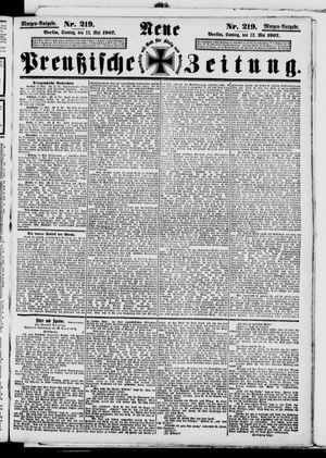Neue preußische Zeitung vom 12.05.1907
