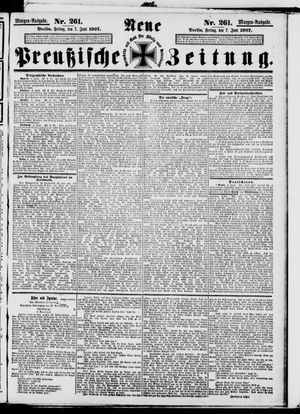 Neue preußische Zeitung vom 07.06.1907