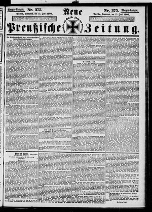 Neue preußische Zeitung vom 15.06.1907