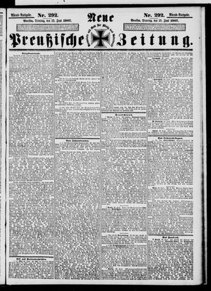 Neue preußische Zeitung vom 25.06.1907