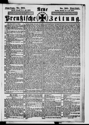 Neue preußische Zeitung vom 03.07.1907