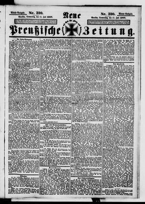 Neue preußische Zeitung vom 11.07.1907