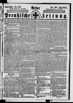 Neue preußische Zeitung on Jul 21, 1907