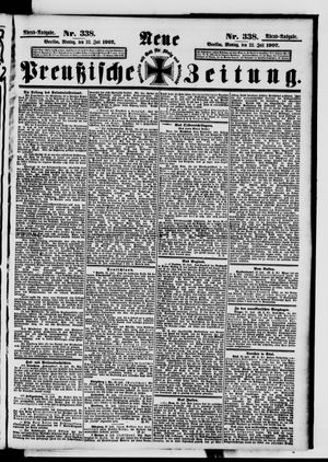 Neue preußische Zeitung vom 22.07.1907
