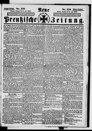 Neue preußische Zeitung vom 28.07.1907