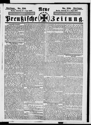 Neue preußische Zeitung vom 01.08.1907