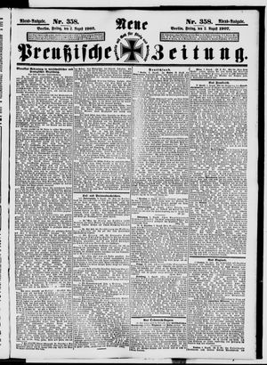 Neue preußische Zeitung vom 02.08.1907