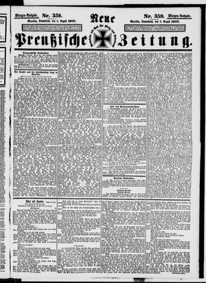 Neue preußische Zeitung vom 03.08.1907