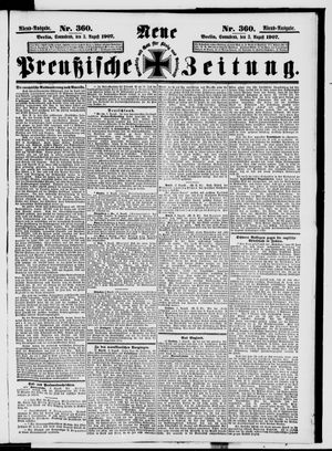 Neue preußische Zeitung vom 03.08.1907