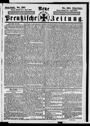 Neue preußische Zeitung vom 07.08.1907