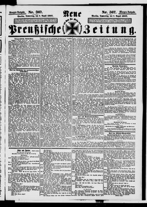 Neue preußische Zeitung vom 08.08.1907