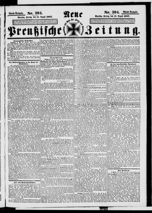 Neue preußische Zeitung vom 23.08.1907