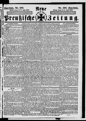 Neue preußische Zeitung vom 30.08.1907