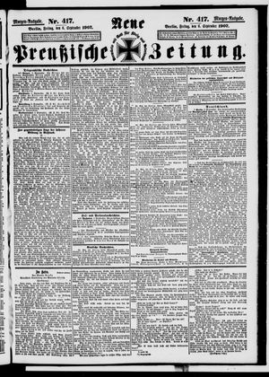 Neue preußische Zeitung vom 06.09.1907