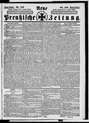 Neue preußische Zeitung vom 07.09.1907
