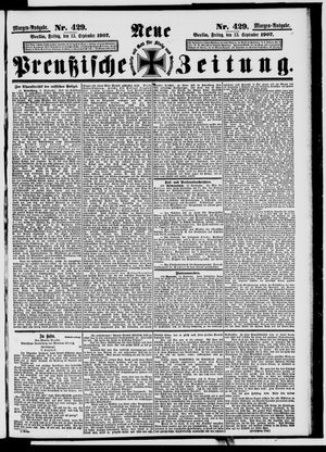 Neue preußische Zeitung vom 13.09.1907