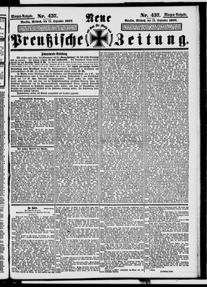 Neue preußische Zeitung vom 18.09.1907