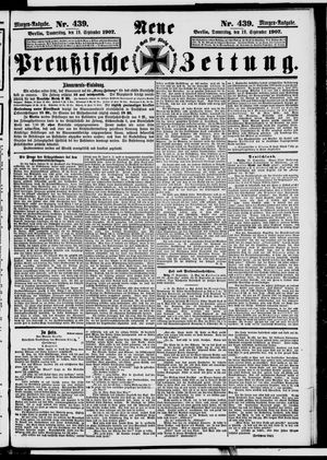 Neue preußische Zeitung vom 19.09.1907