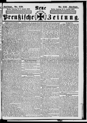 Neue preußische Zeitung vom 19.09.1907