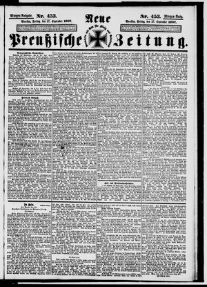 Neue preußische Zeitung vom 27.09.1907