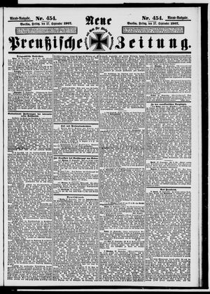 Neue preußische Zeitung vom 27.09.1907