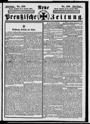 Neue preußische Zeitung vom 28.09.1907