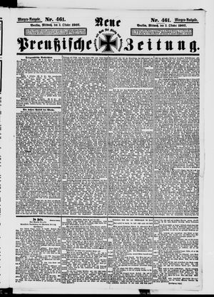 Neue preußische Zeitung vom 02.10.1907