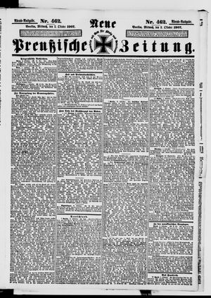 Neue preußische Zeitung vom 02.10.1907