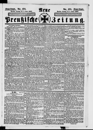 Neue preußische Zeitung vom 08.10.1907