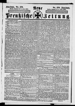 Neue preußische Zeitung vom 12.10.1907