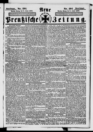 Neue preußische Zeitung vom 21.10.1907