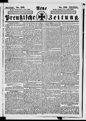 Neue preußische Zeitung vom 22.10.1907