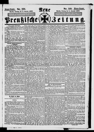 Neue preußische Zeitung vom 12.11.1907
