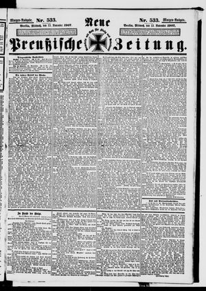 Neue preußische Zeitung vom 13.11.1907
