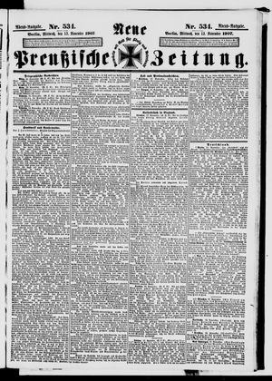 Neue preußische Zeitung vom 13.11.1907