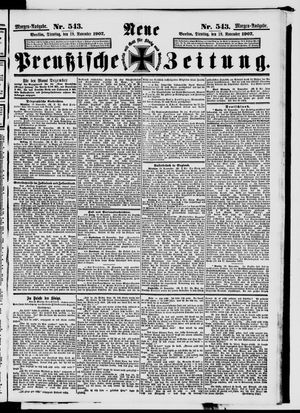 Neue preußische Zeitung vom 19.11.1907